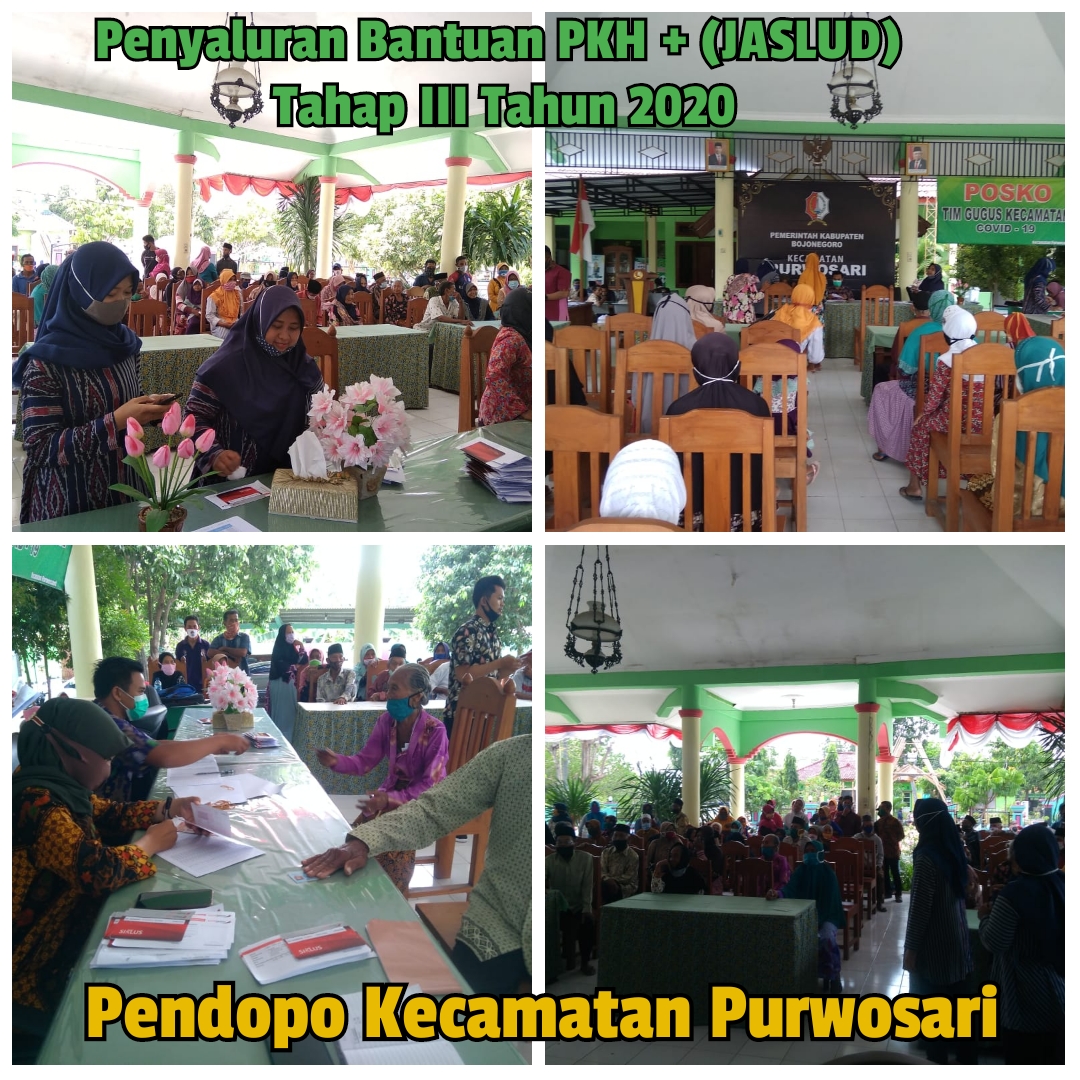 PENYALURAN BANTUAN PKH+ (JASLUD) TAHAP III TAHUN 2020