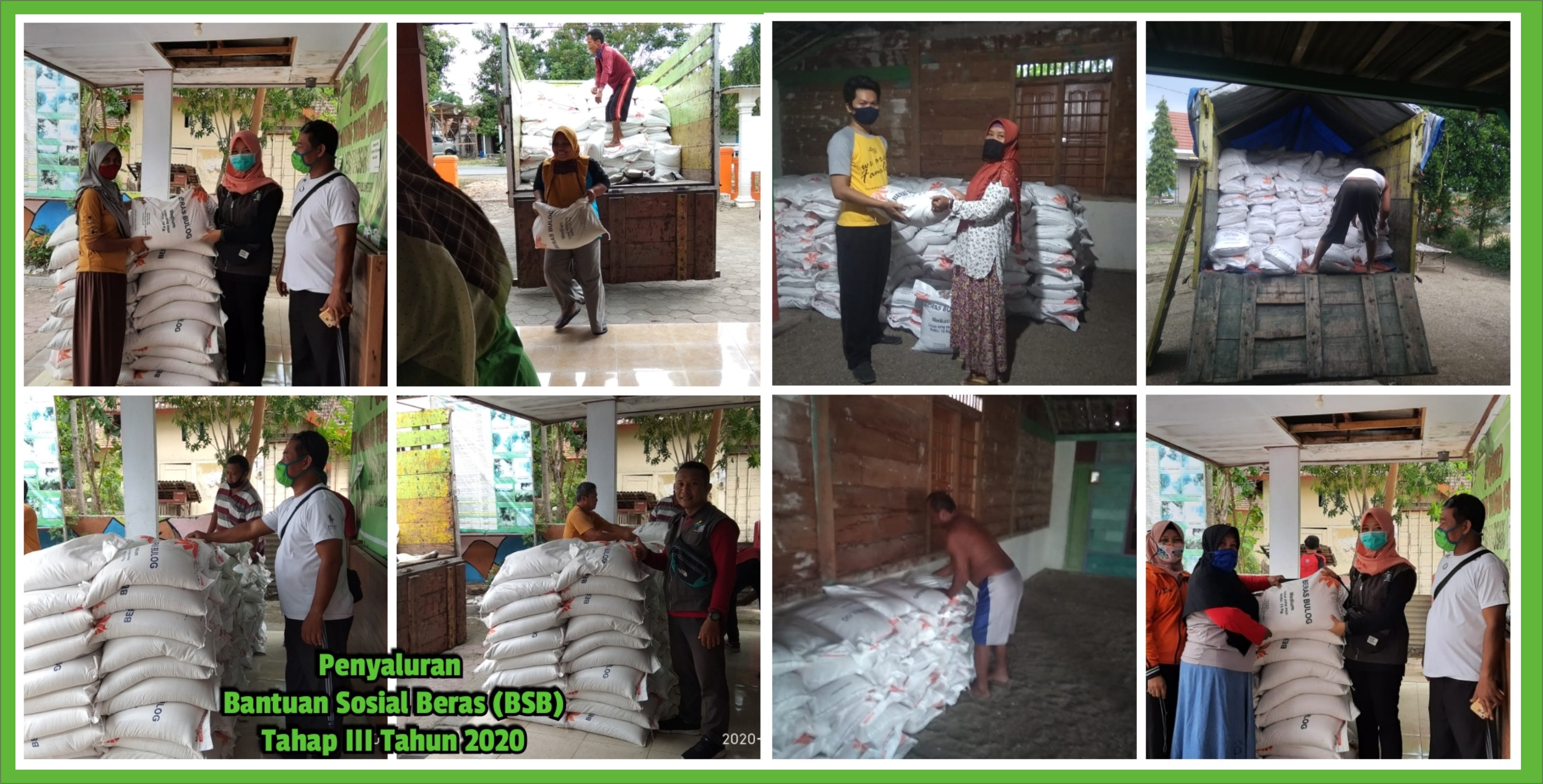 PENYALURAN BANTUAN SOSIAL BERAS (BSB) TAHAP III TAHUN 2020