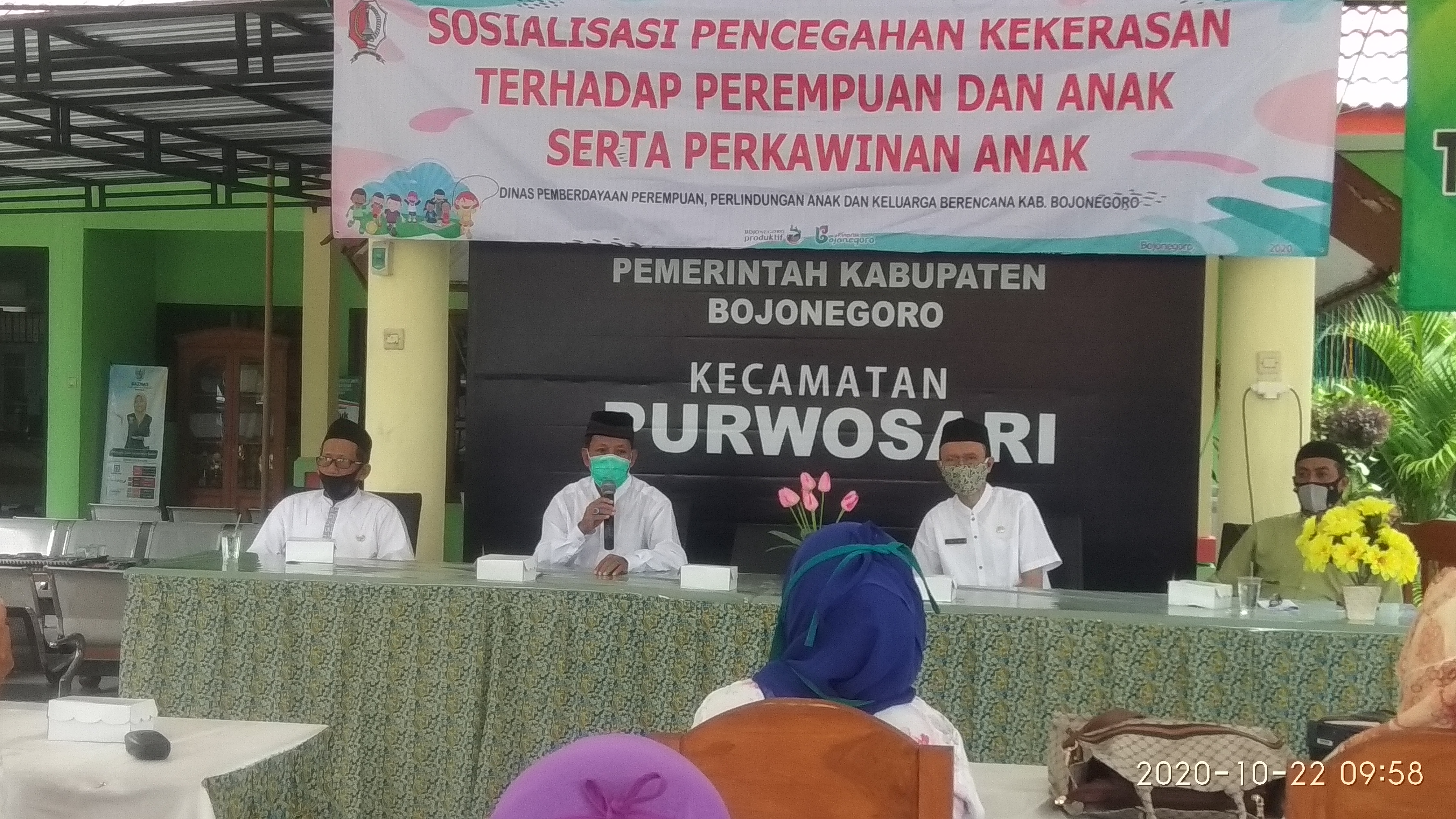 SOSIALISASI PENCEGAHAN KEKERASAN TERHADAP PEREMPUAN  DAN ANAK SERTA PERKAWINAN ANAK